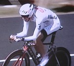 Andy Schleck pendant la 20me tape du Tour de France 2008